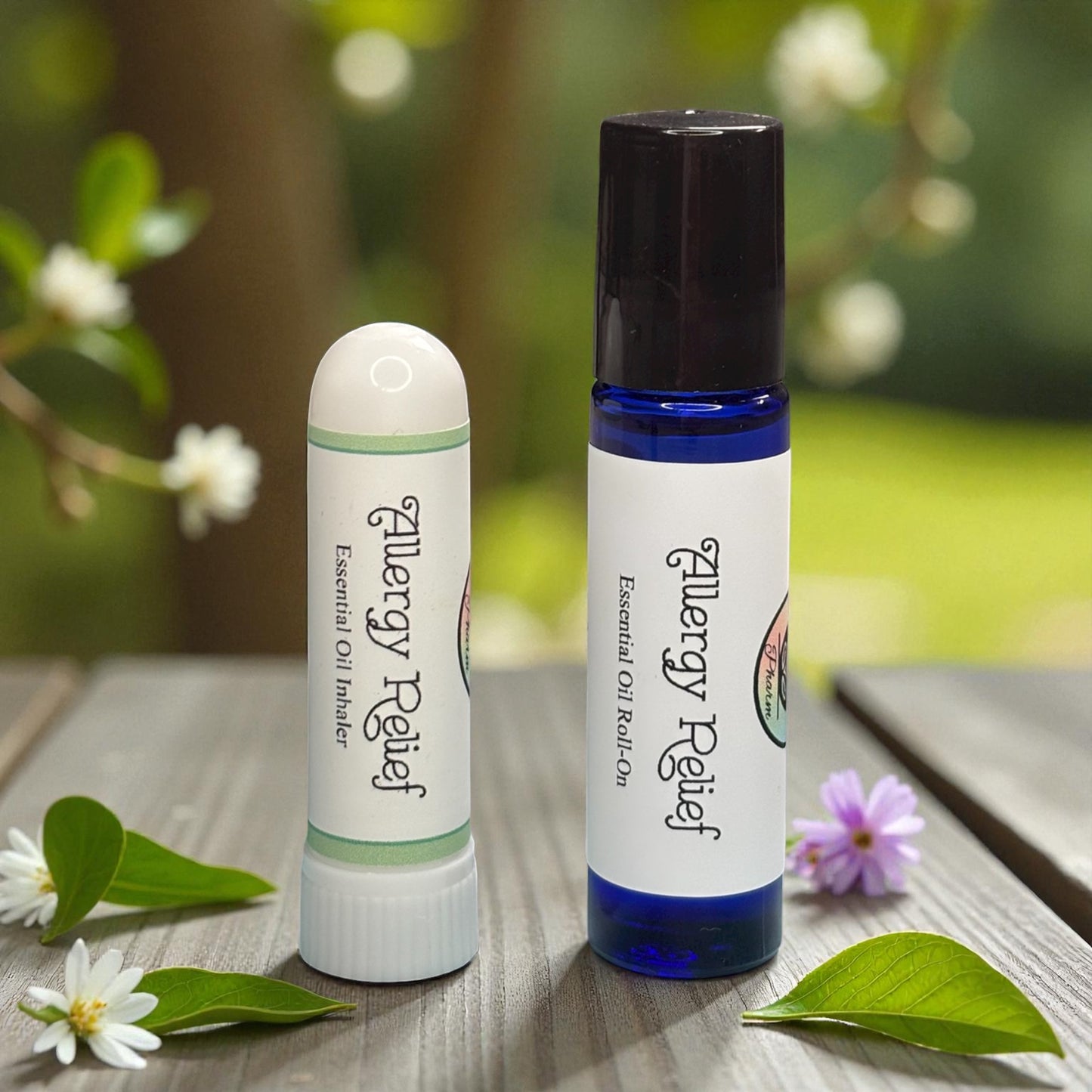 ALLERGY RELIEF ESSENTIAL OIL ROLL-ON & INHALER-Seasonal Allergies, Natural Antihistamine
