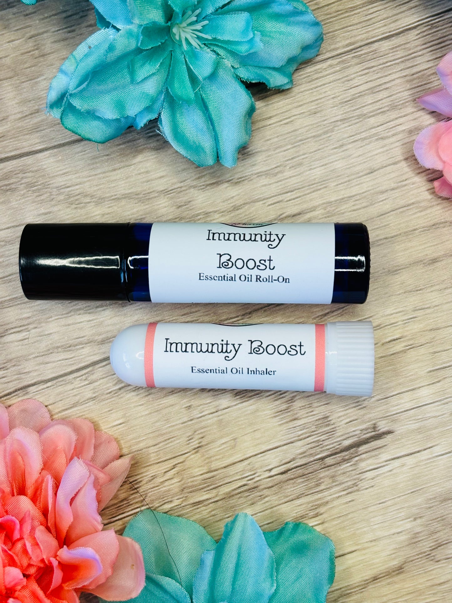 IMMUNITY BOOST ESSENTIAL OIL ROLL-ON & INHALER SET | Germ Fighter| Immune System Boost| Cold and Flu Prevention