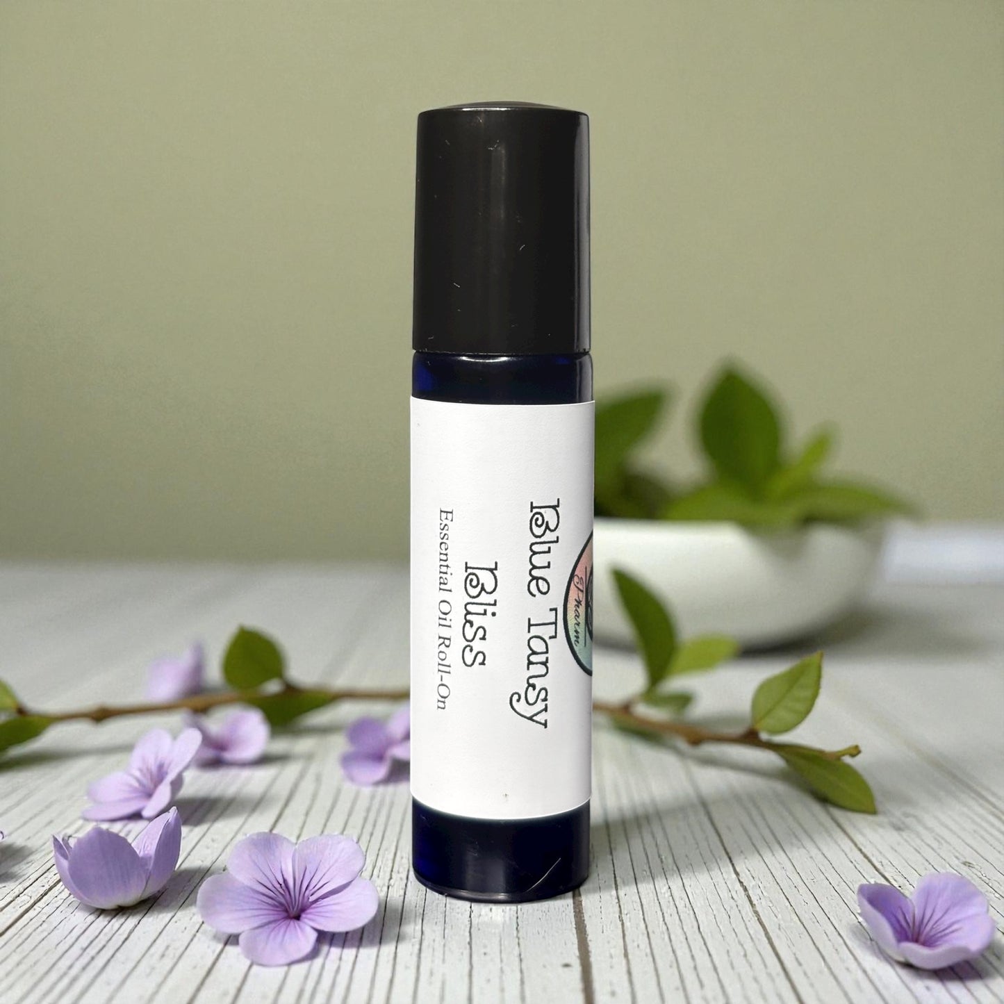 BLUE TANSY BLISS ESSENTIAL OIL ROLL-ON-Stress Relief, Mood Boosting, Natural Aromatherapy