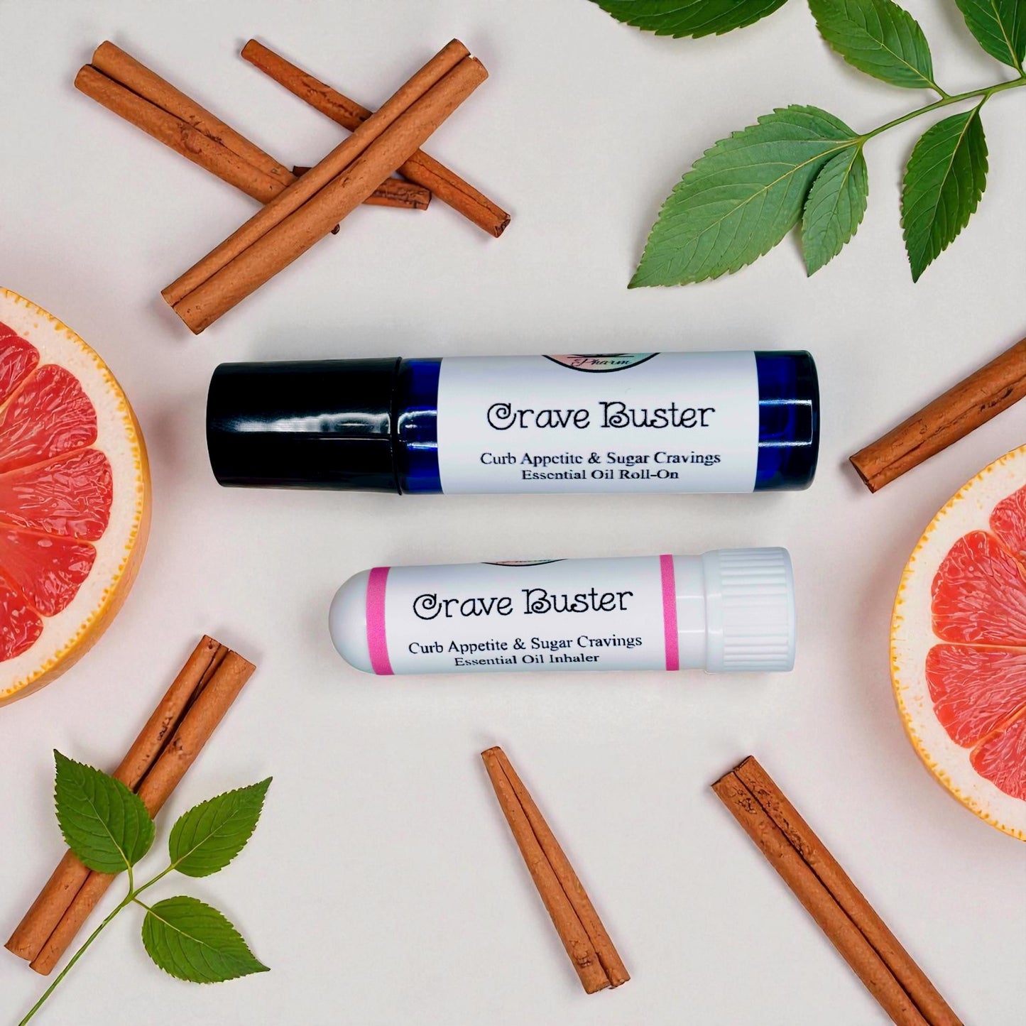 CRAVE BUSTER ESSENTIAL OIL ROLL-ON & INHALER-Sugar & Food Cravings, Appetite Suppressant
