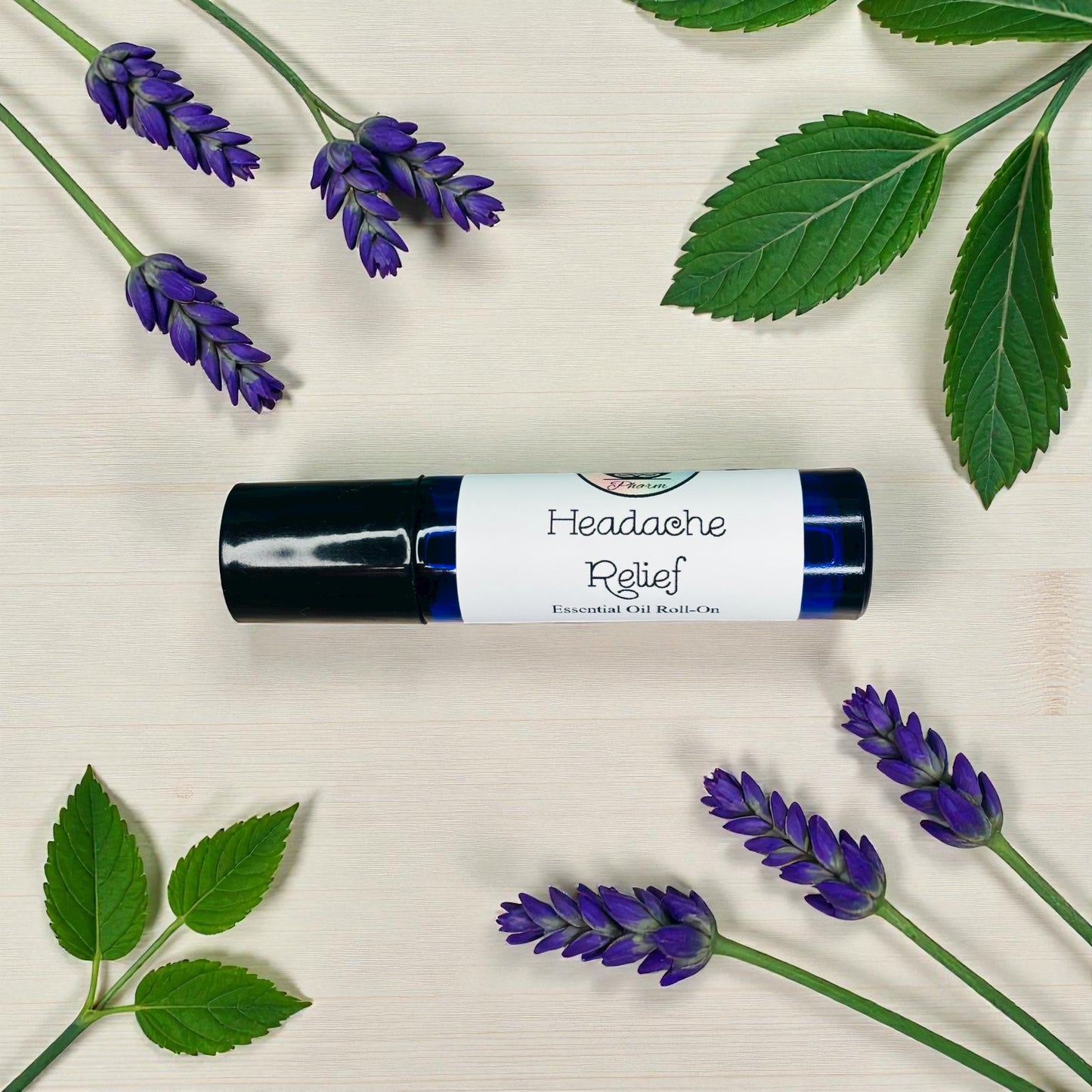 HEADACHE RELIEF ESSENTIAL OIL ROLL-ON-Migraine Pain, Sinus & Tension Headache