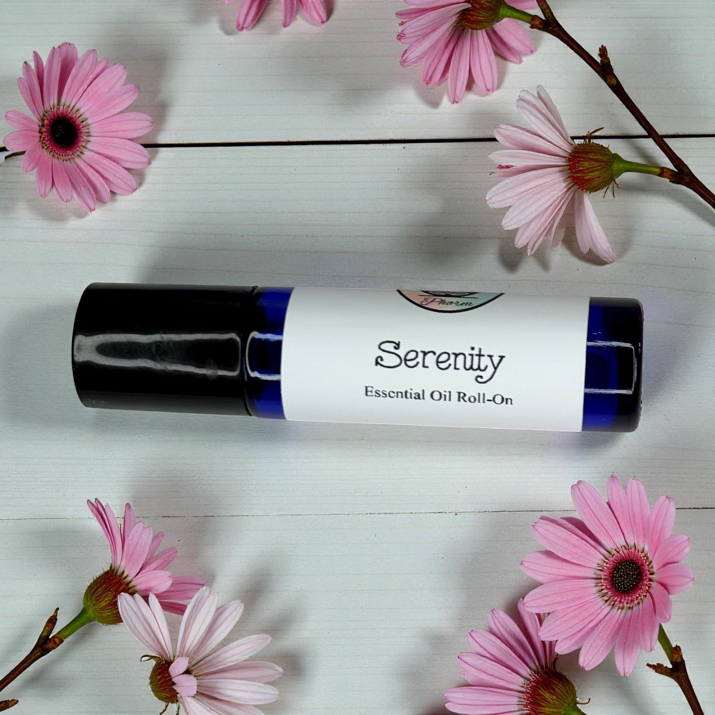 SERENITY ESSENTIAL OIL ROLL-ON, Natural Perfume, Vanilla, Sandalwood, Bergamot, Mood Boost, Calming