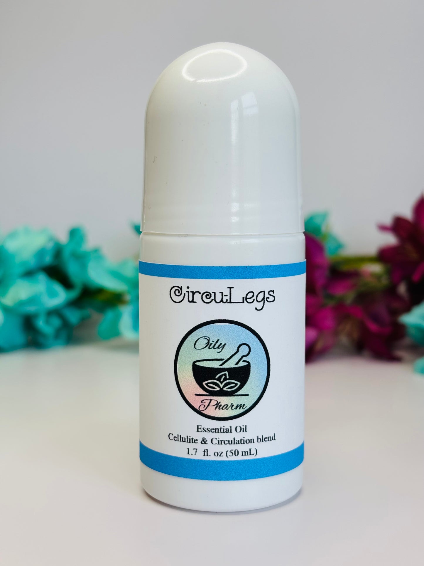 CIRCU-LEGS ROLL-ON | Cellulite & Circulation Serum | Natural Cellulite Remedy| Varicose & Spider Vein Remedy | Essential Oil Blend For Reducing Appearance of Cellulite & Skin Dimples