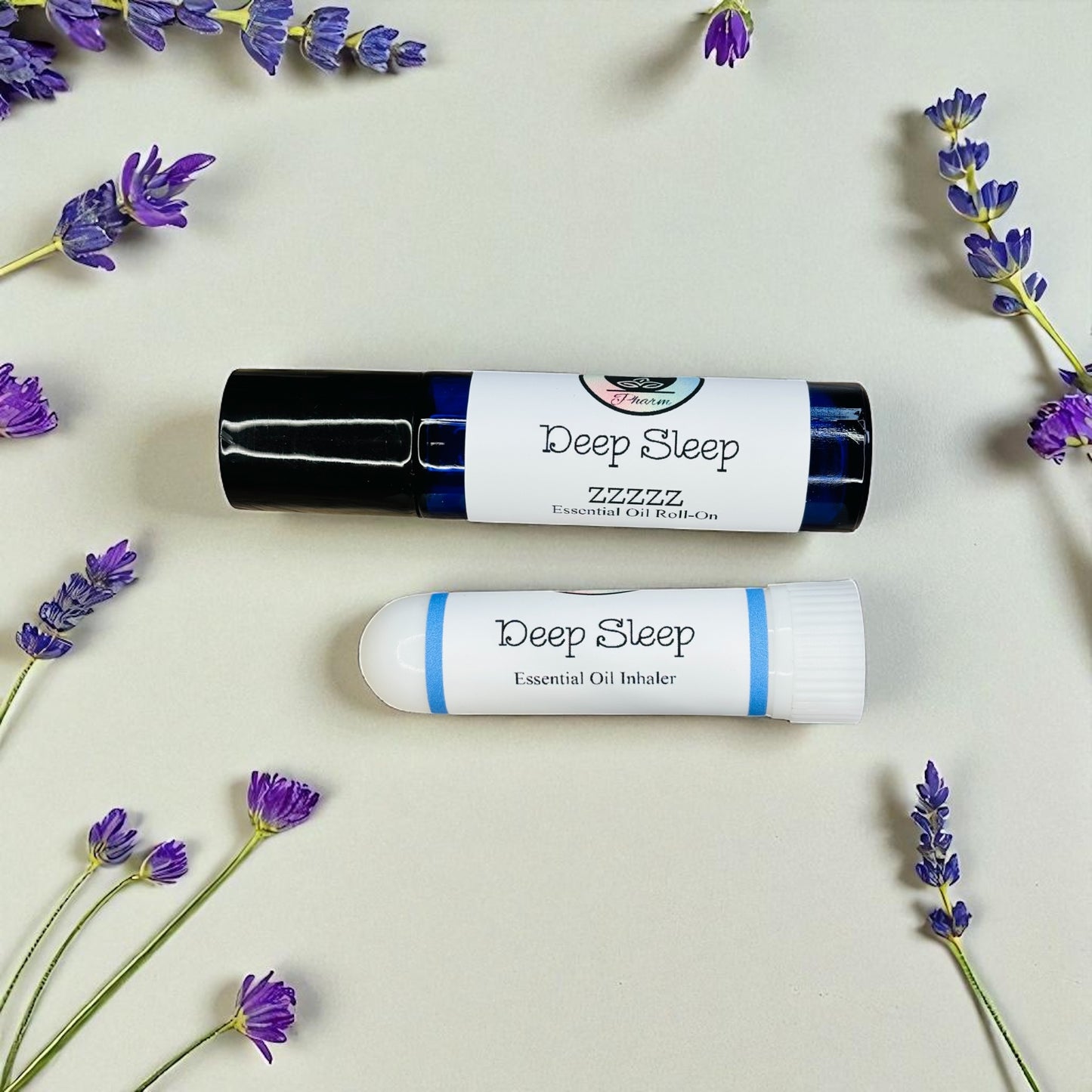 DEEP SLEEP ESSENTIAL OIL AND INHALER SET-Natural Sleep Aid, Insomnia Relief, Calming