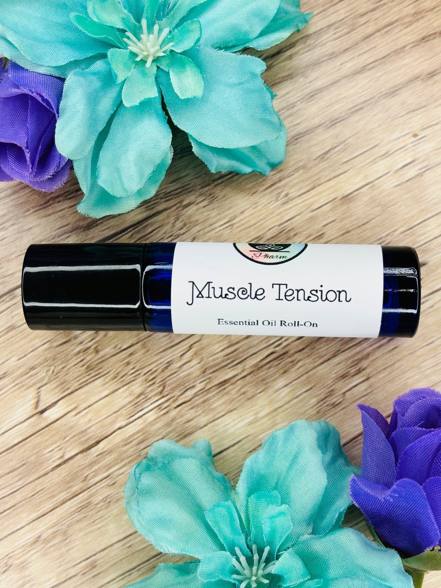 MUSCLE TENSION ESSENTIAL OIL ROLL-ON | Sore Muscle Relief | Muscle Spasms | Muscle Pain Relief | Tense Muscles | Wintergreen Oil Blend