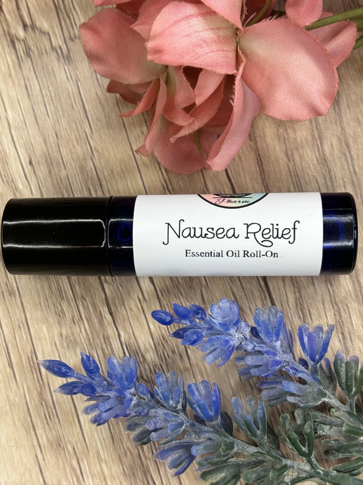 NAUSEA RELIEF ESSENTIAL OIL ROLL-ON & INHALER SET | Pregnancy Morning Sickness | Upset Stomach  | Motion Sickness | Vertigo | Stomach Bug