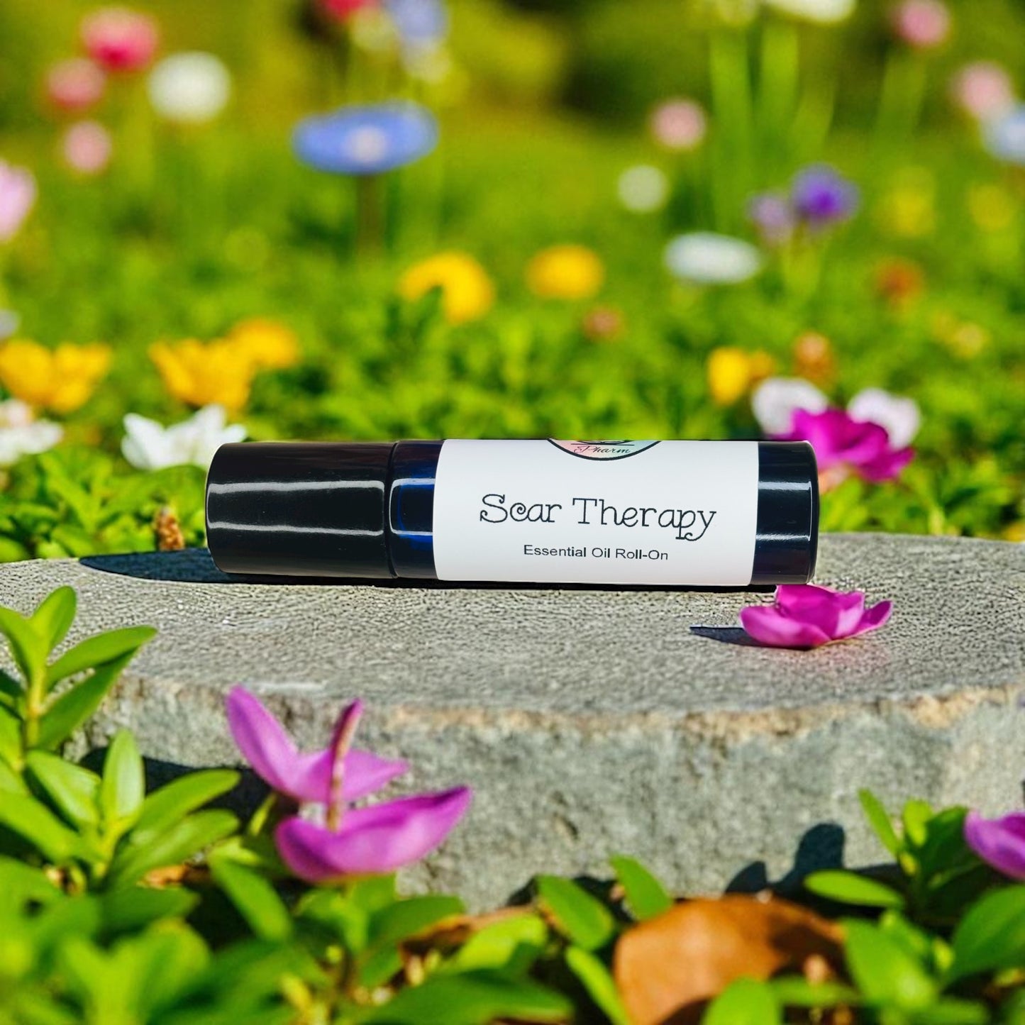 SCAR THERAPY ESSENTIAL OIL ROLL-ON BLEND, Repair Scar Tissue, Natural Skincare, Acne & Surgery Scars