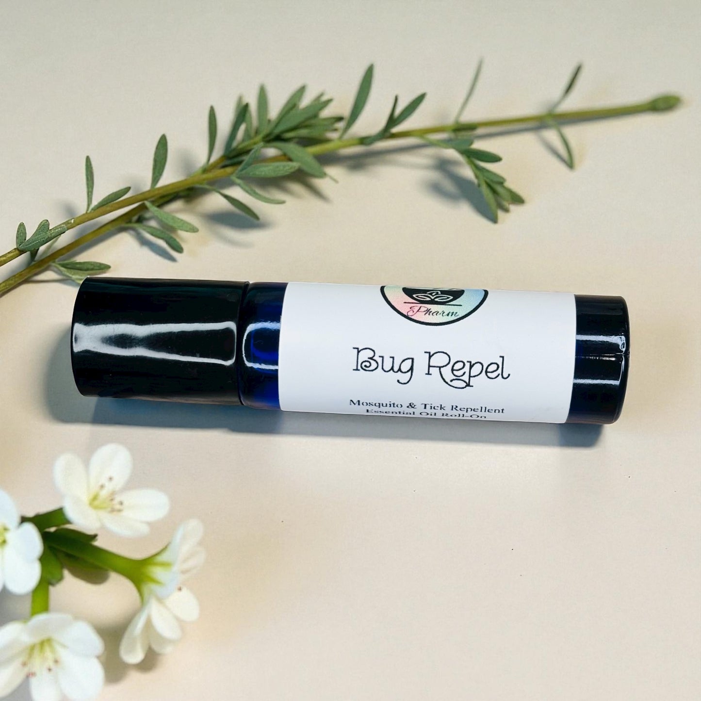 BUG REPEL ESSENTIAL OIL ROLL-ON-Natural Mosquito & Tick Repellent, Chemical Free