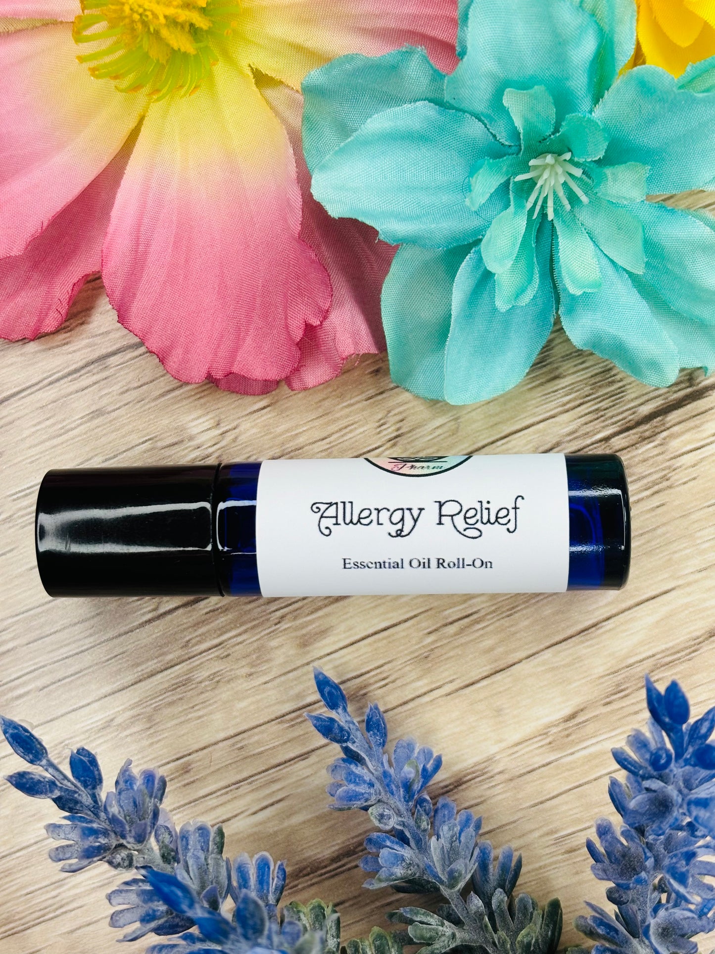 ALLERGY RELIEF ESSENTIAL OIL ROLL-ON & INHALER | Hay Fever | Sinus Support| Sneezing Relief | Stuffy Nose | Runny Nose | Sinus Headache | Seasonal Allergies | Aromatherapy For Allergy Symptoms | Natural Antihistamine