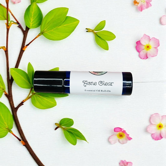 ACNE CLEAR SPOT TREATMENT-Essential Oil Roll-On,Blemishes & Pimples