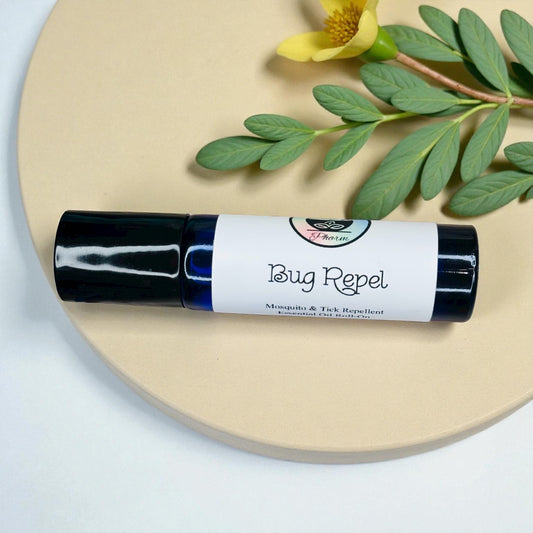 BUG REPEL ESSENTIAL OIL ROLL-ON-Natural Mosquito & Tick Repellent, Chemical Free