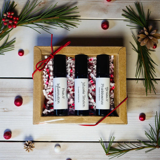 PAIN FREE BOX GIFT SET-Natural Pain Relief, Essential Oils For Arthritis, Joint Pain, Sore Muscles