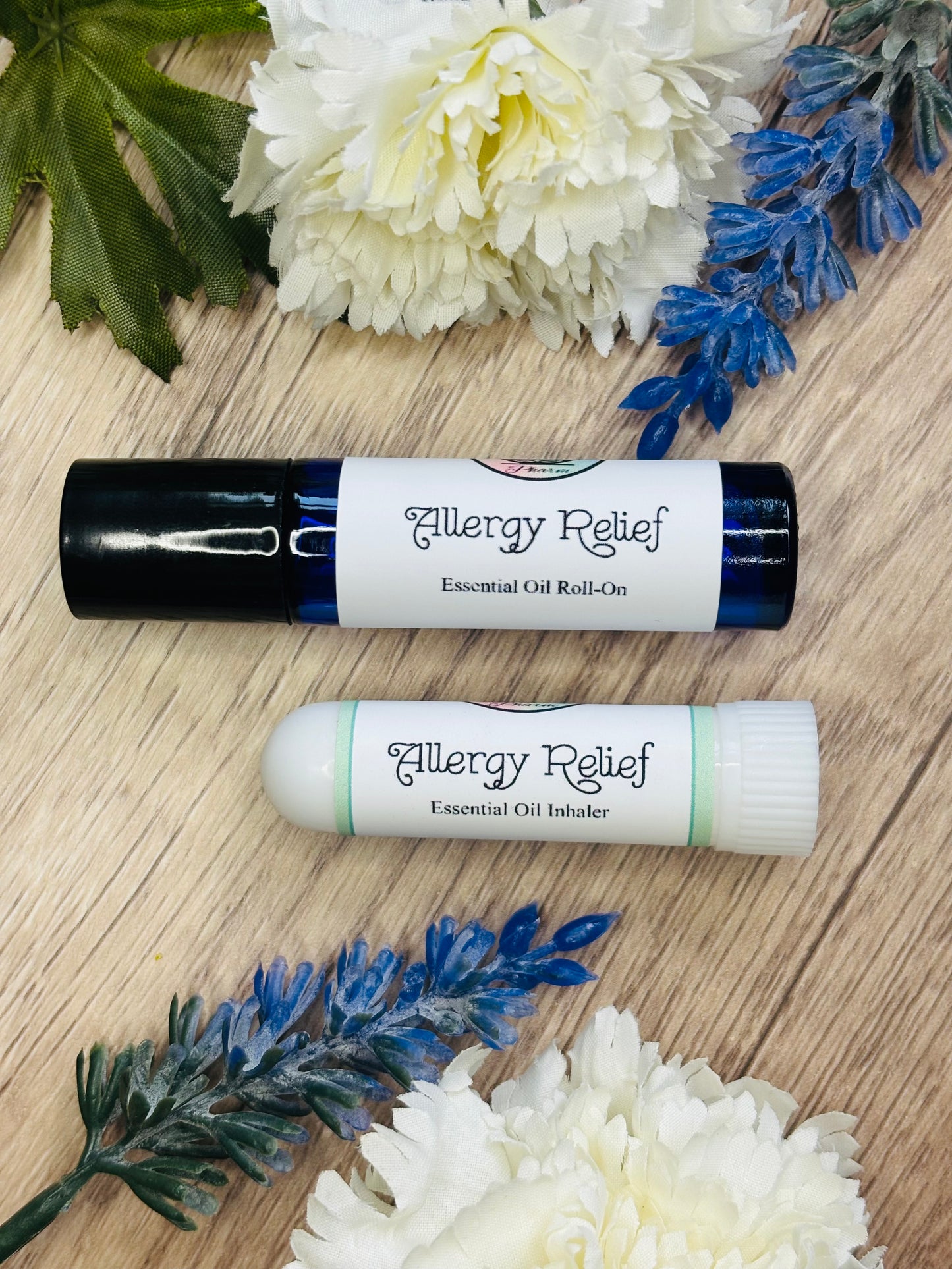 ALLERGY RELIEF ESSENTIAL OIL ROLL-ON & INHALER | Hay Fever | Sinus Support| Sneezing Relief | Stuffy Nose | Runny Nose | Sinus Headache | Seasonal Allergies | Aromatherapy For Allergy Symptoms | Natural Antihistamine