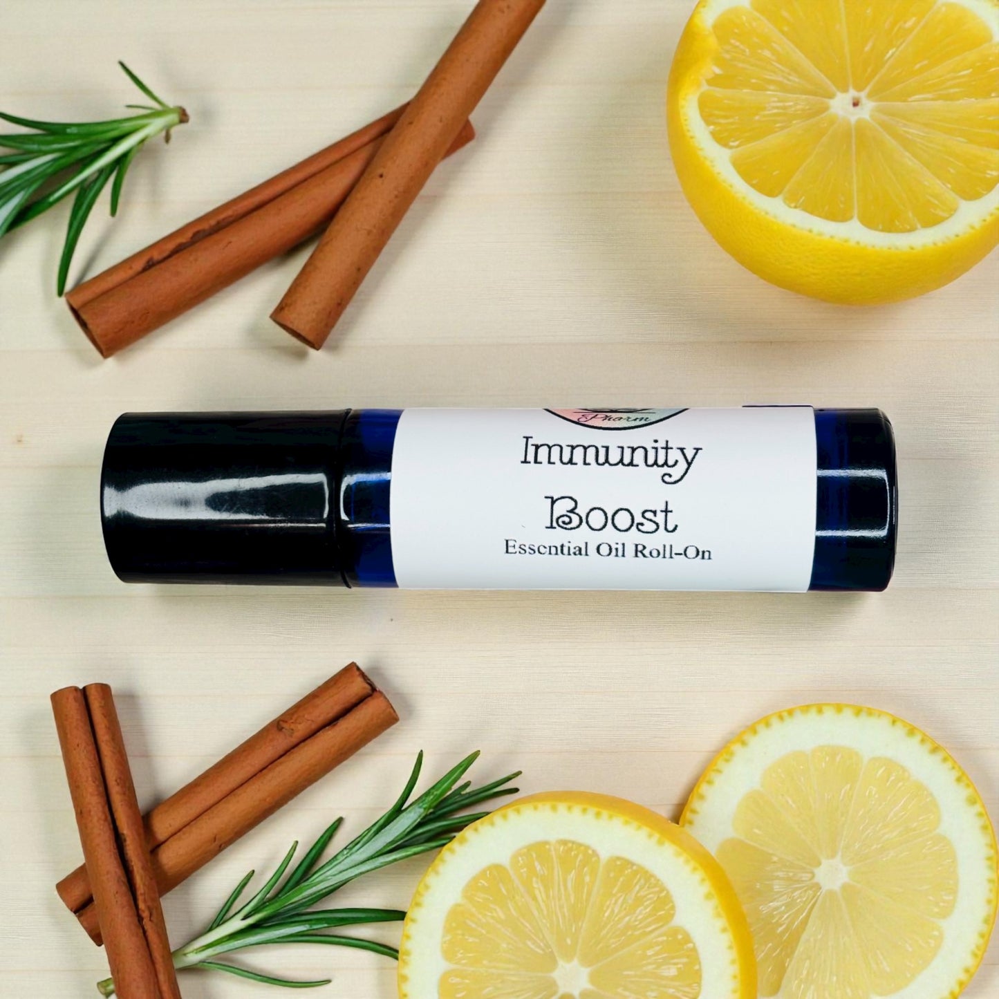 IMMUNITY BOOST ESSENTIAL OIL ROLL-ON-Germ Fighter, Immune System Boost, Prevent Cold and Flu