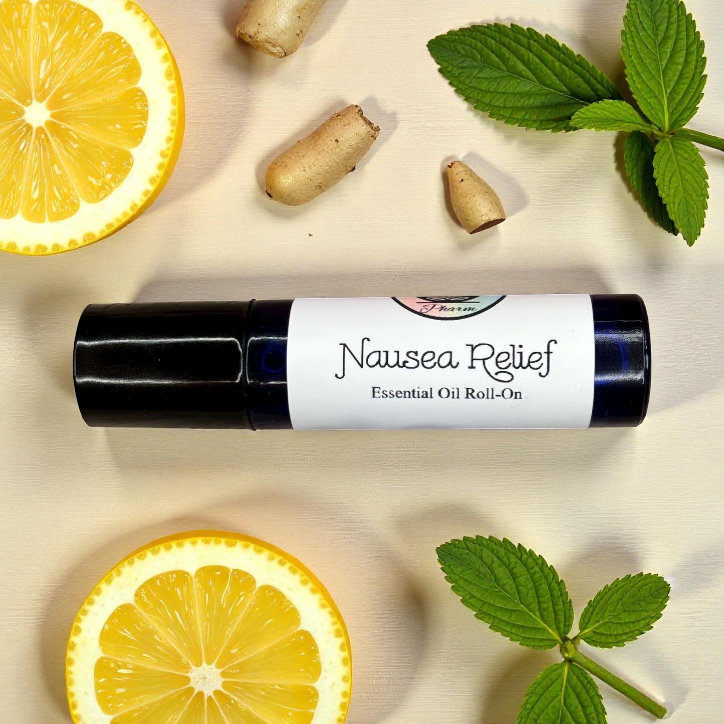 NAUSEA RELIEF ESSENTIAL OIL ROLL-ON-Morning Sickness, Upset Stomach, Motion Sickness