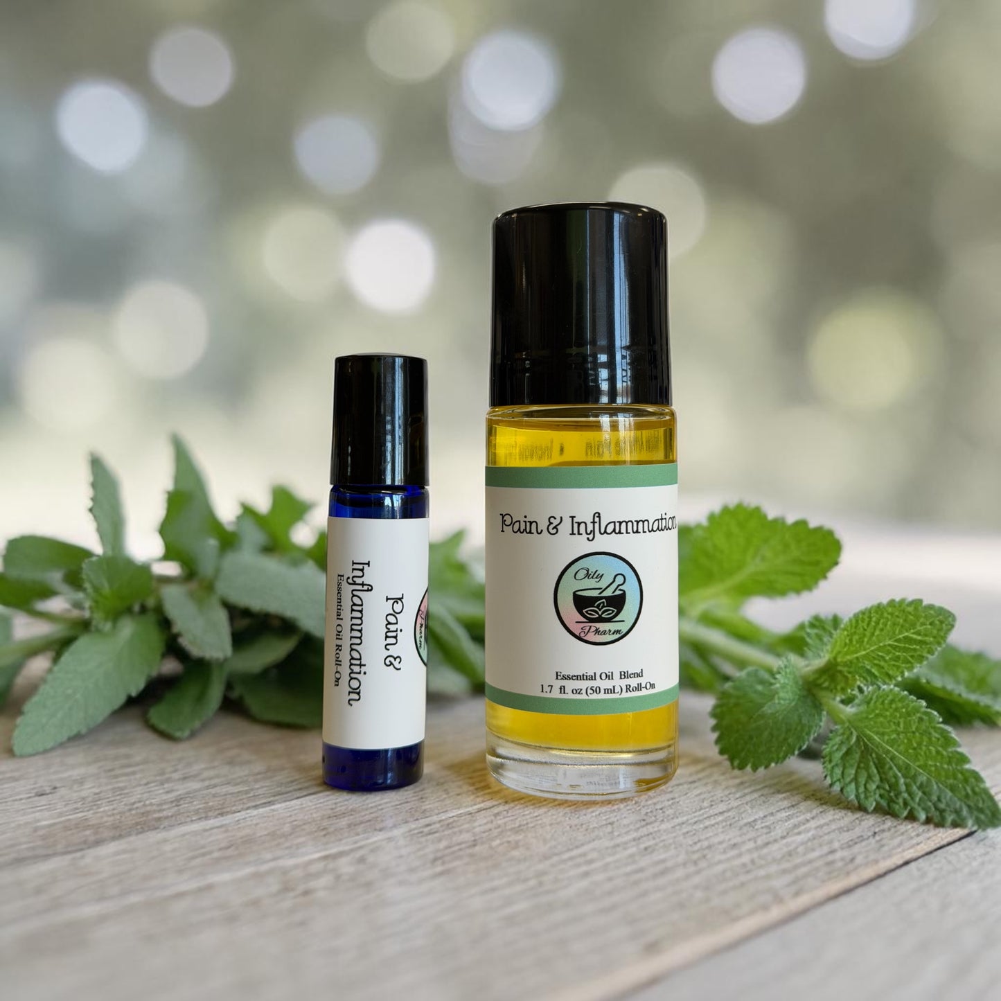 PAIN AND INFLAMMATION ESSENTIAL OIL ROLL-ON-Injury Recovery, Arthritis Relief, Muscle Aches, Anti-Inflammatory