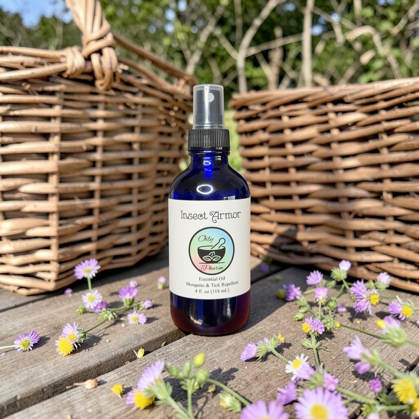 INSECT ARMOR - Natural Bug Repellent, Deet Free Tick & Mosquito Repellent, Chemical Free Bug Spray